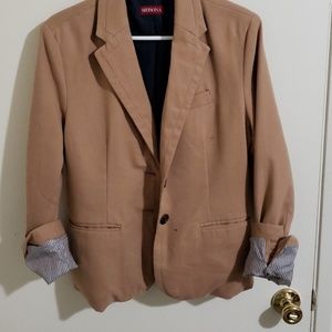 Womens brown blazer